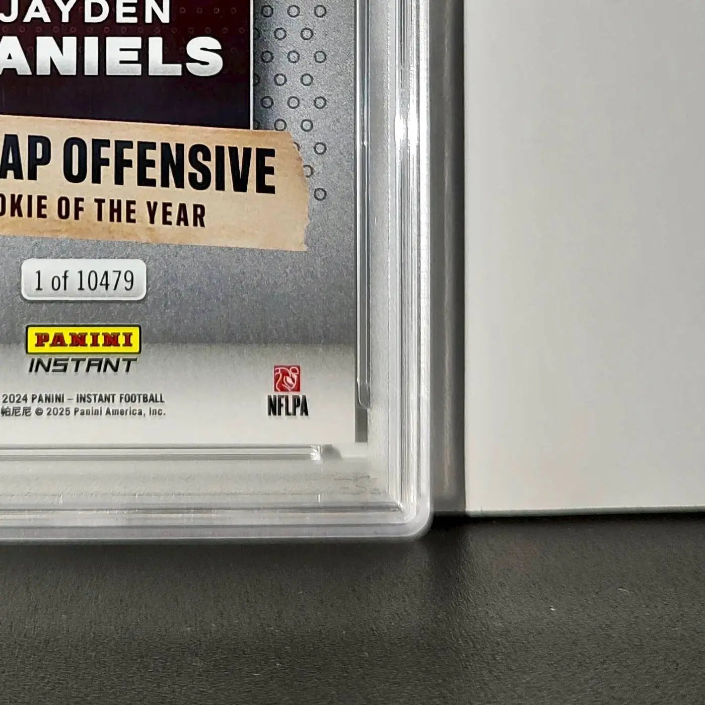 Jayden Daniels 2024 Panini NFL AP Offensive Rookie of the Year Commanders PSA 10