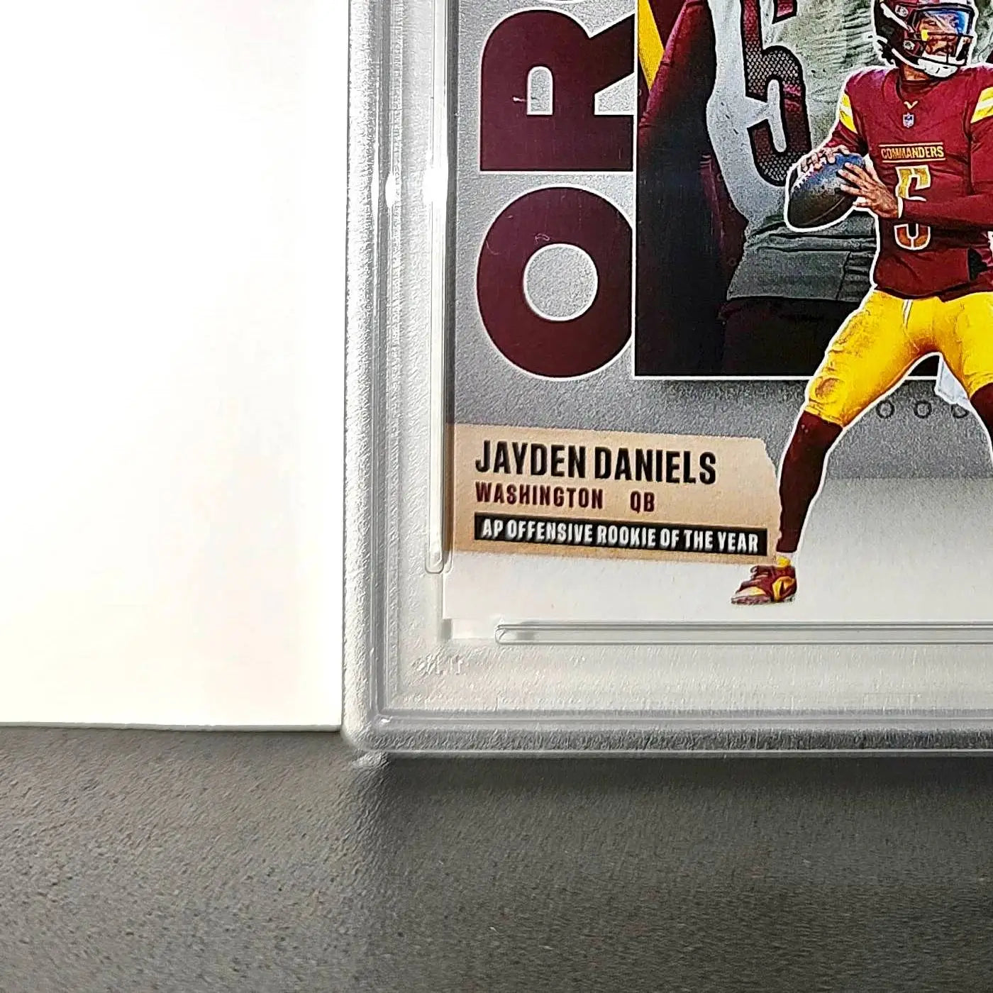 Jayden Daniels 2024 Panini NFL AP Offensive Rookie of the Year Commanders PSA 10