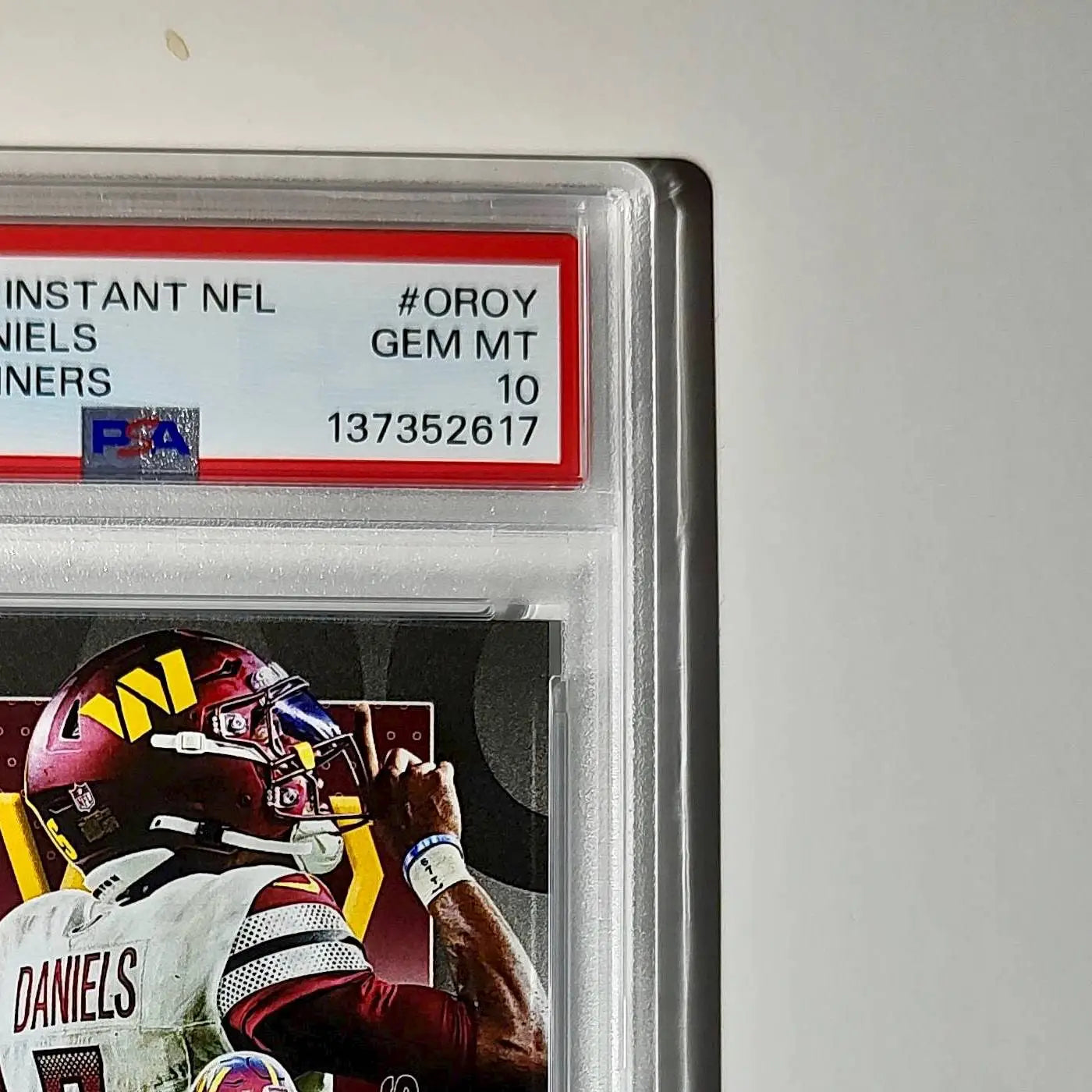 Jayden Daniels 2024 Panini NFL AP Offensive Rookie of the Year Commanders PSA 10 - Football Card Single