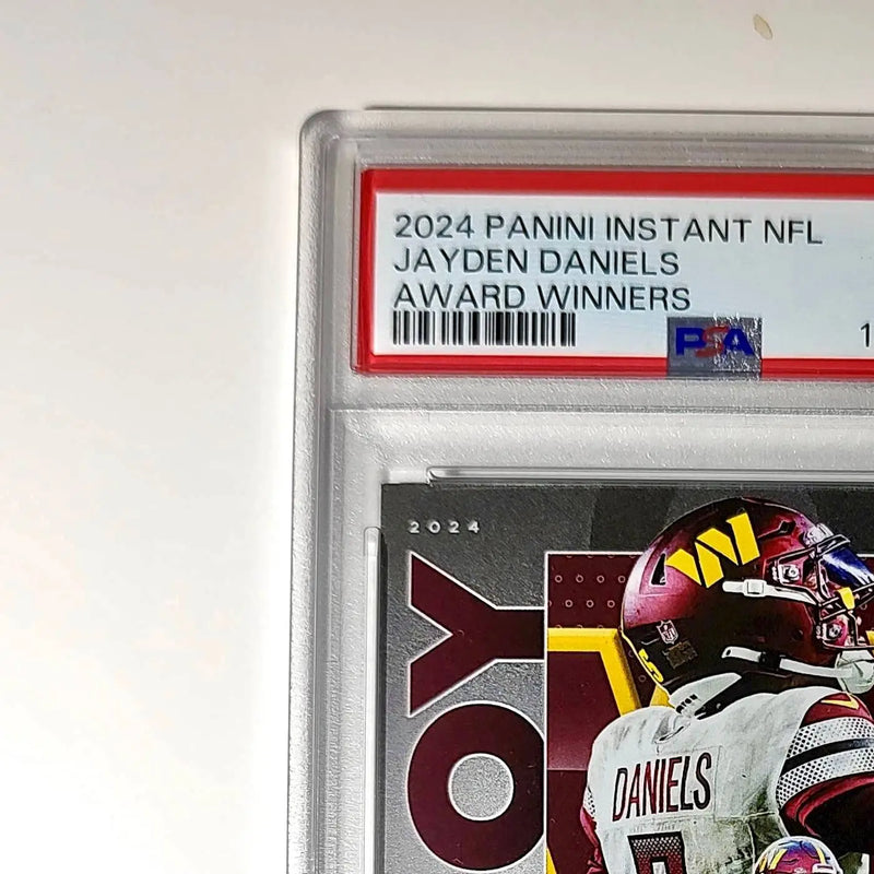 Jayden Daniels 2024 Panini NFL AP Offensive Rookie of the Year Commanders PSA 10