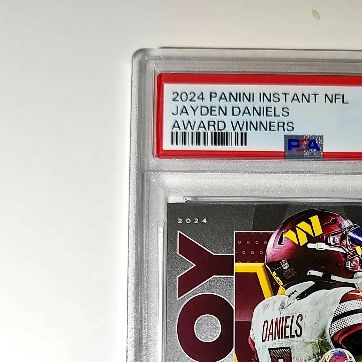 Jayden Daniels 2024 Panini NFL AP Offensive Rookie of the Year Commanders PSA 10 - Football Card Single
