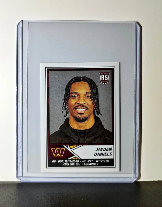 Jayden Daniels 2024 Panini NFL Rookie Sticker #347 Washington Commanders - Football Card Single