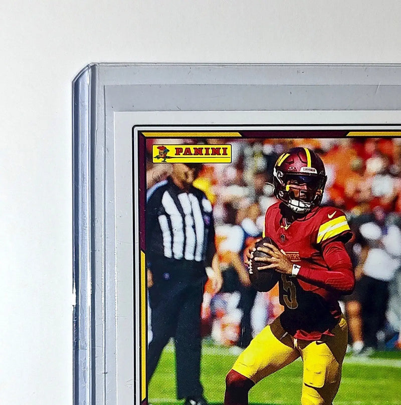 Jayden Daniels 2025 Panini NFL #1 Sticker Card Washington Commanders
