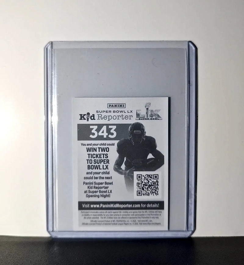 Jayden Daniels 2025 Panini NFL #343 Foil Sticker Commanders - Football Card Single