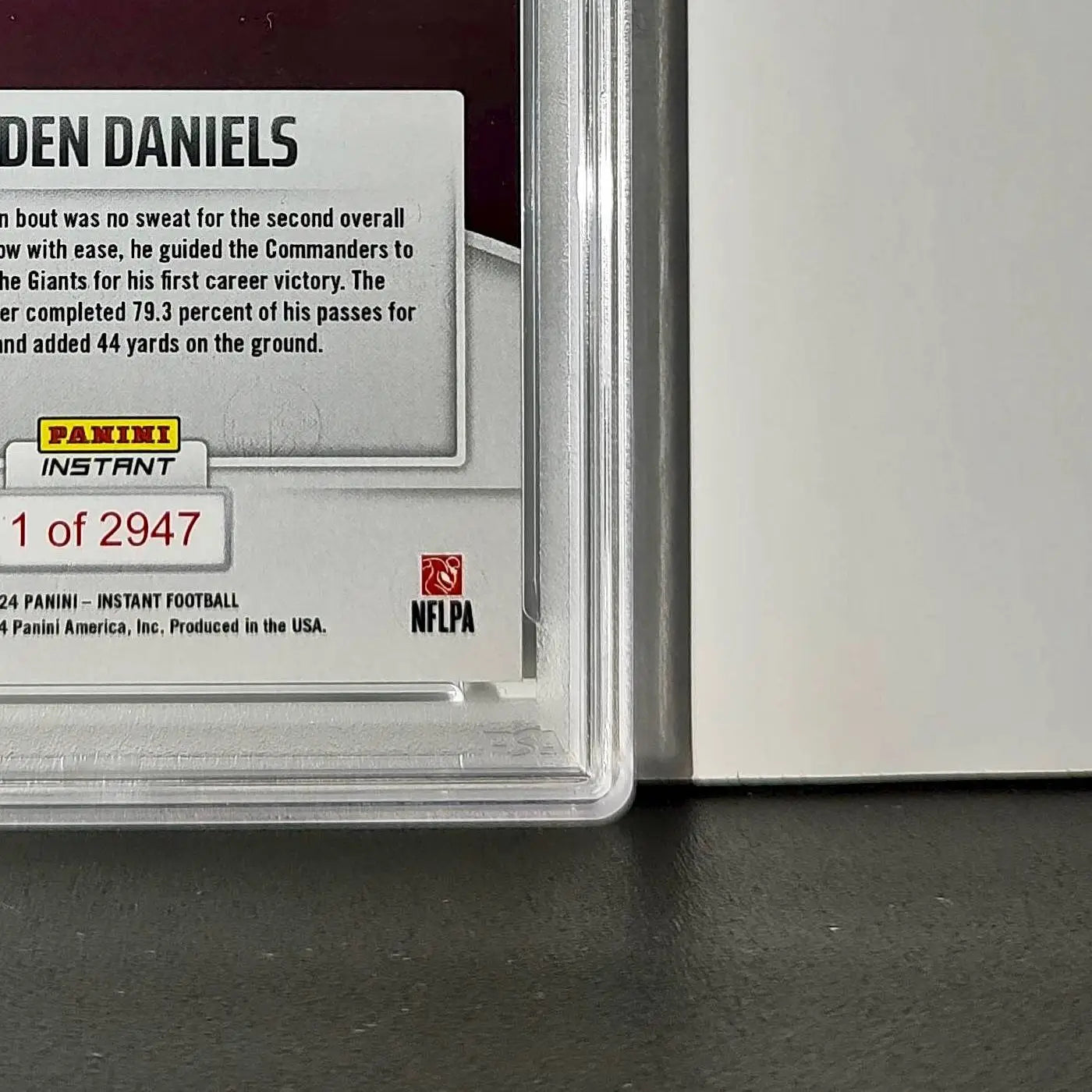 Jayden Daniels Rookie 2024 Panini Instant NFL #40 PSA 10 Gem Mint