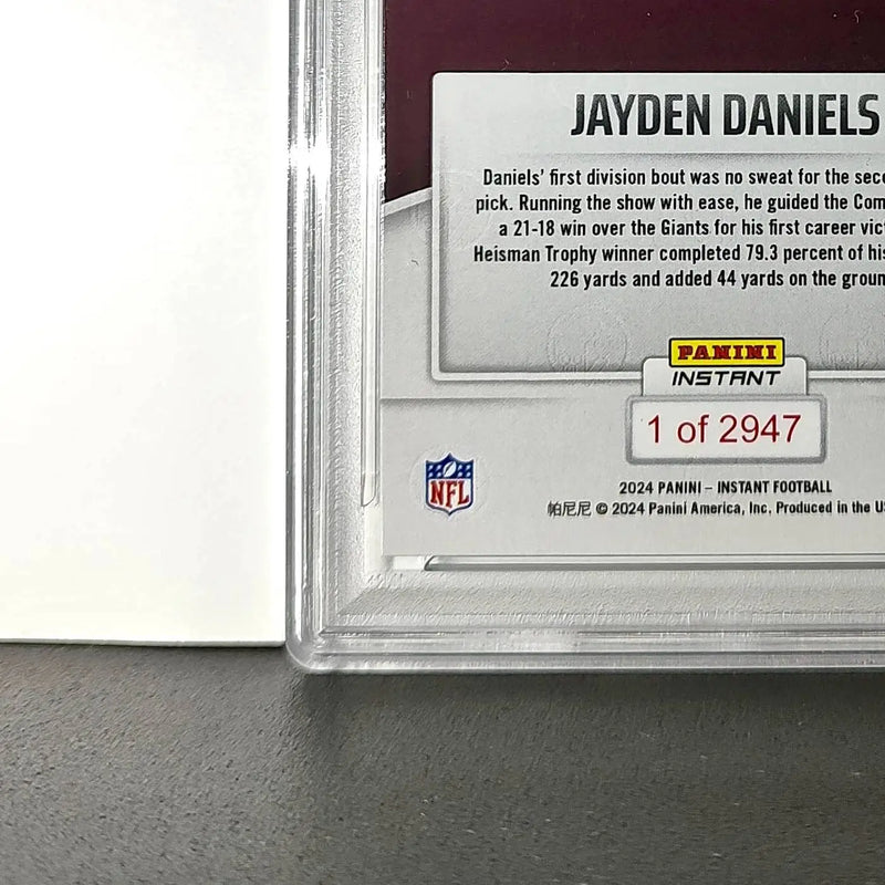Jayden Daniels Rookie 2024 Panini Instant NFL #40 PSA 10 Gem Mint
