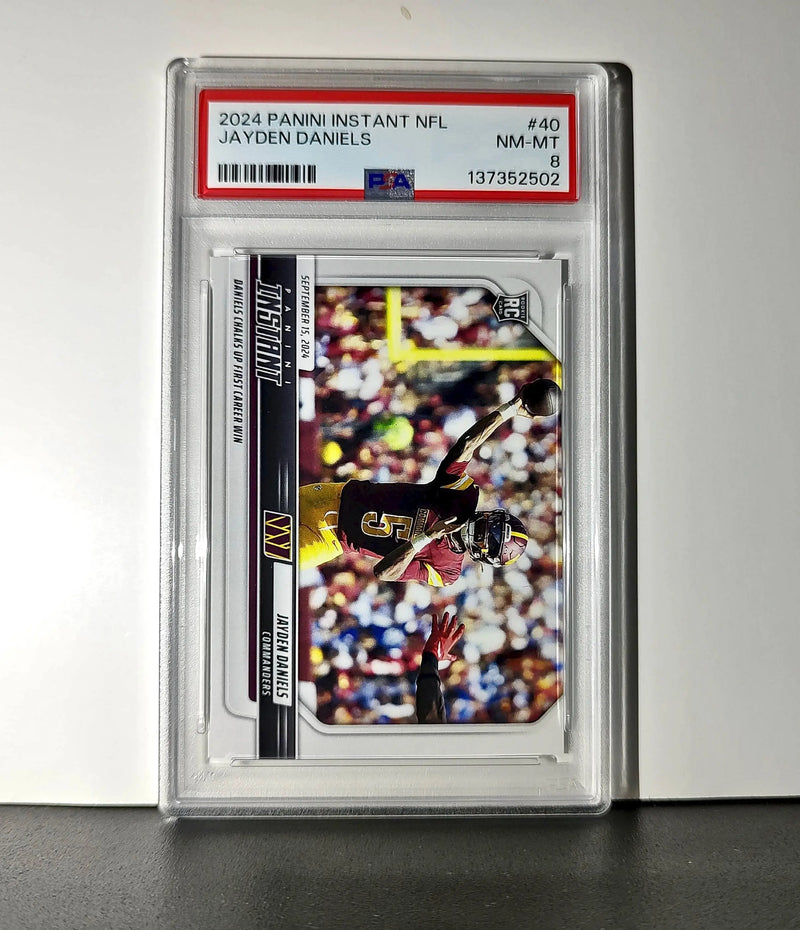 Jayden Daniels Rookie 2024 Panini Instant NFL #40 PSA 8 NM-MT