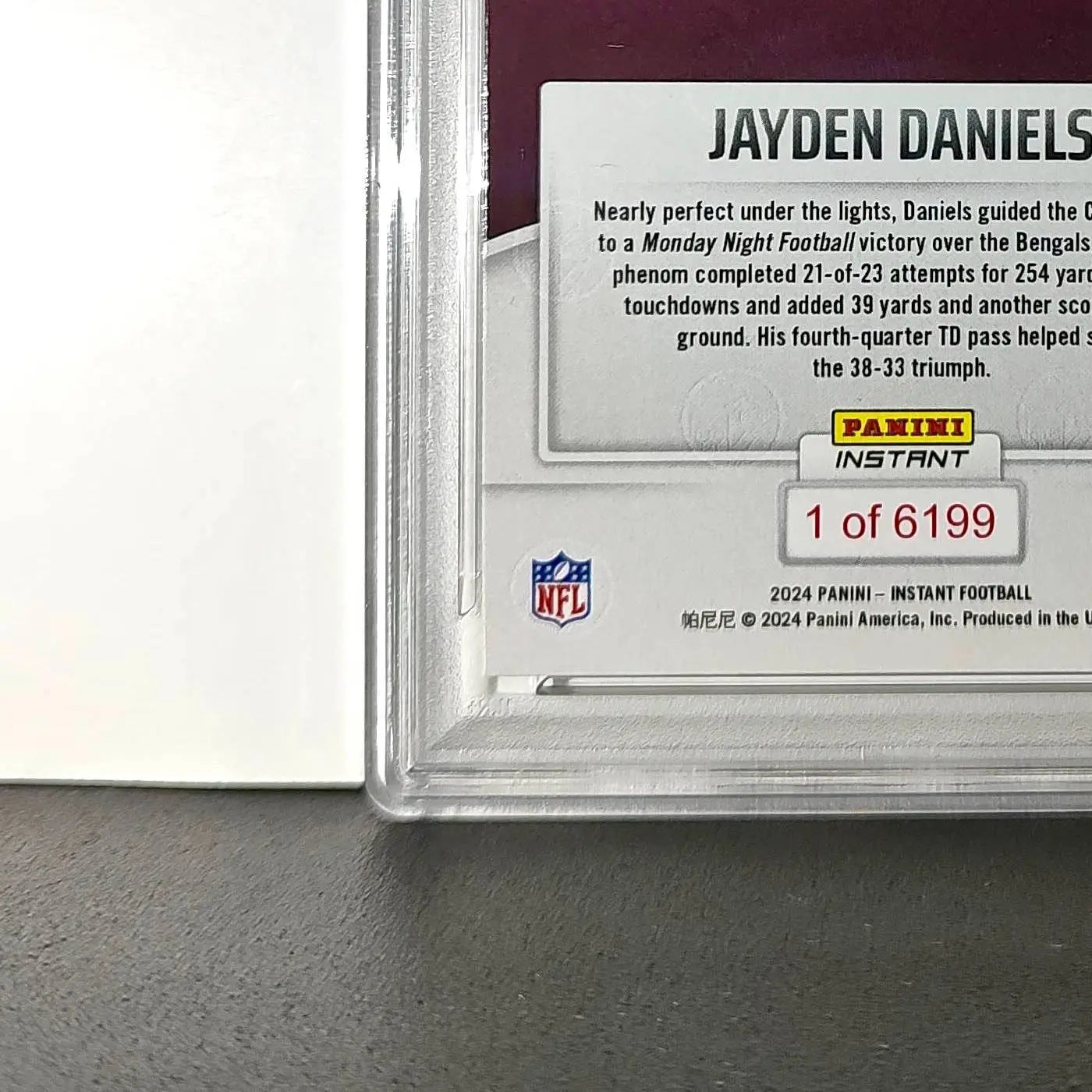 Jayden Daniels Rookie 2024 Panini Instant NFL #54 PSA 10 Gem Mint