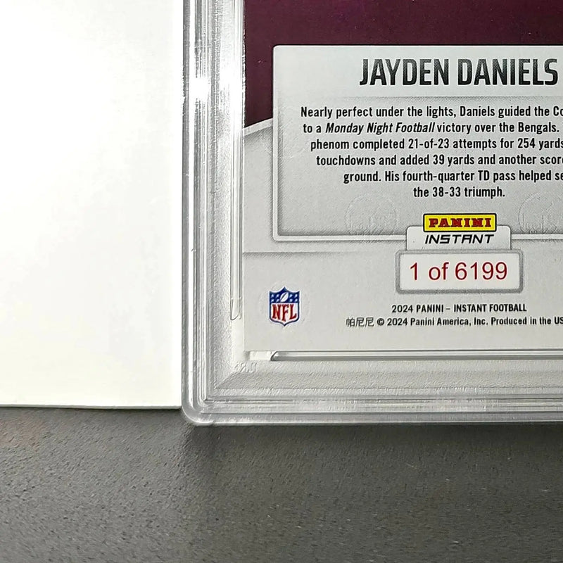 Jayden Daniels Rookie 2024 Panini Instant NFL #54 PSA 10 Gem Mint - Football Card Single