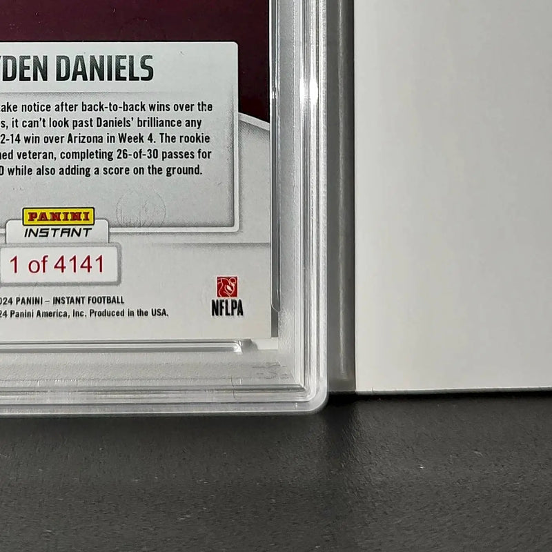 Jayden Daniels Rookie 2024 Panini Instant NFL #62 PSA 10 Gem Mint