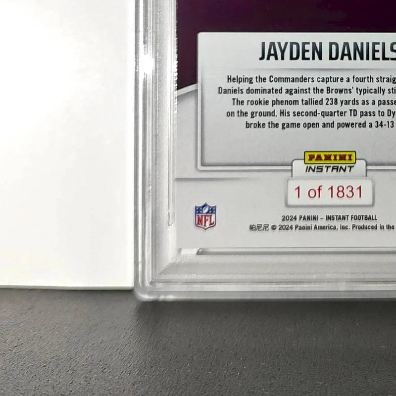 Jayden Daniels Rookie 2024 Panini Instant NFL #70 PSA 10 Gem Mint