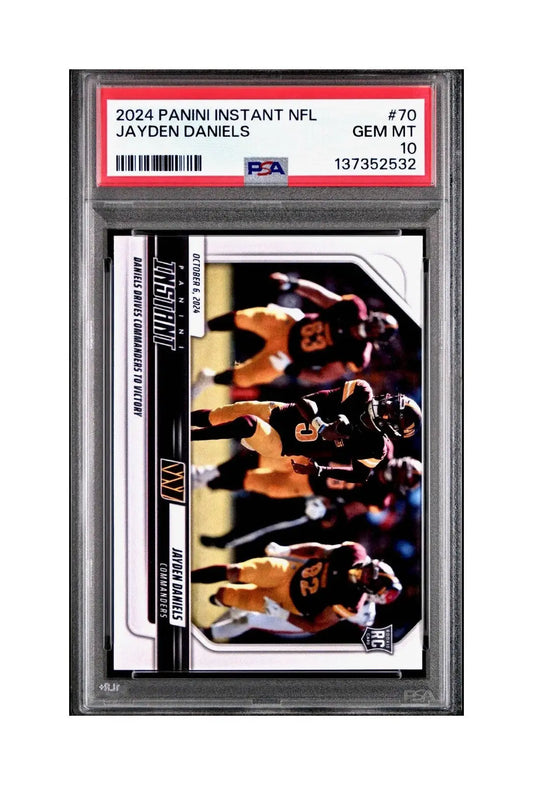 Jayden Daniels Rookie 2024 Panini Instant NFL #70 PSA 10 Gem Mint - Football Card Single