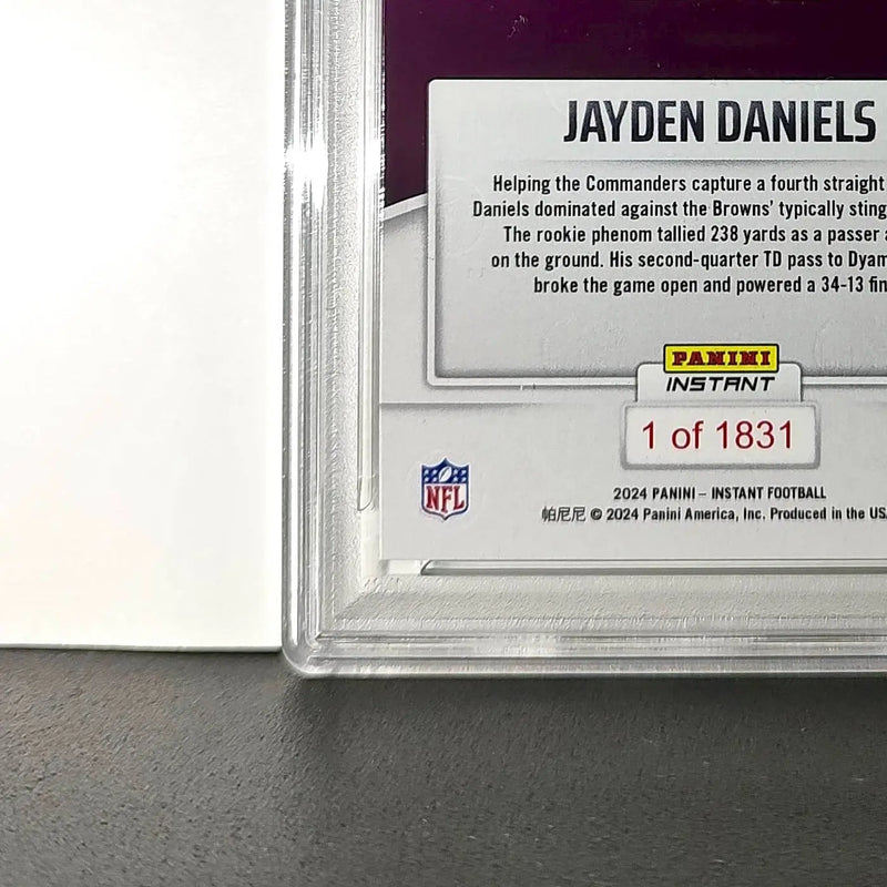 Jayden Daniels Rookie 2024 Panini Instant NFL #70 PSA 10 Gem Mint