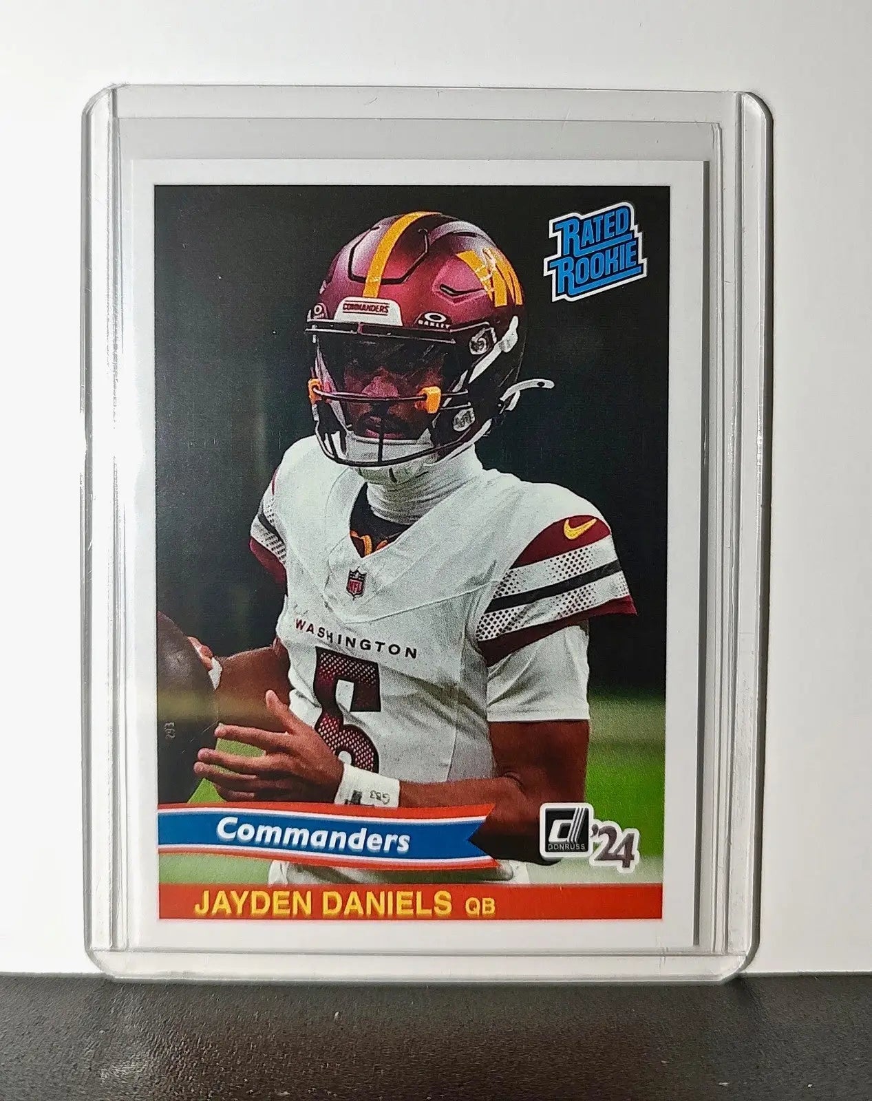 Jayden Daniels Rookie 2024 Panini Rated Rookie Retro NFL #2 Commanders 1 of 890 - Football Card Single