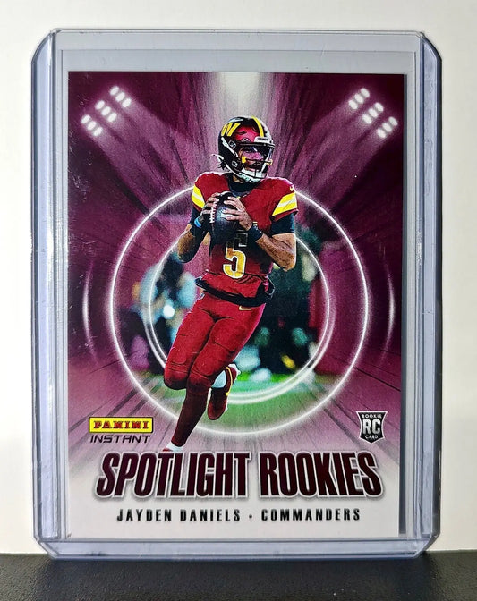 Jayden Daniels Rookie 2024 Panini Spotlight Rookies NFL #2 Commanders 1 of 1426 - Football Card Single