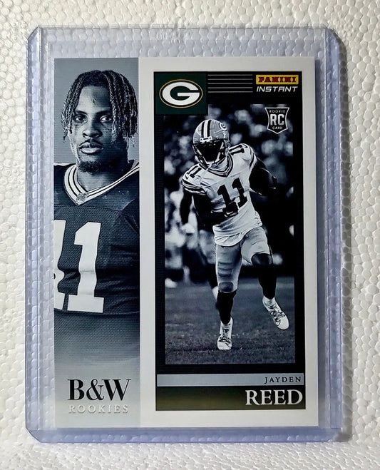 Jayden Reed 2023 Panini NFL #25 Black & White Rookies Card Packers 1/216 - Football Card Single