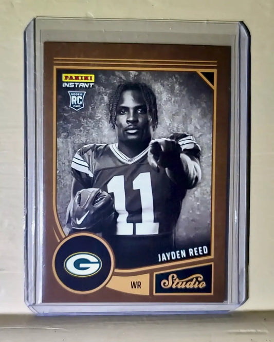 Jayden Reed 2023 Panini NFL Rated Rookie Retro #25 Football Card Packers 1/629 - Football Card Single