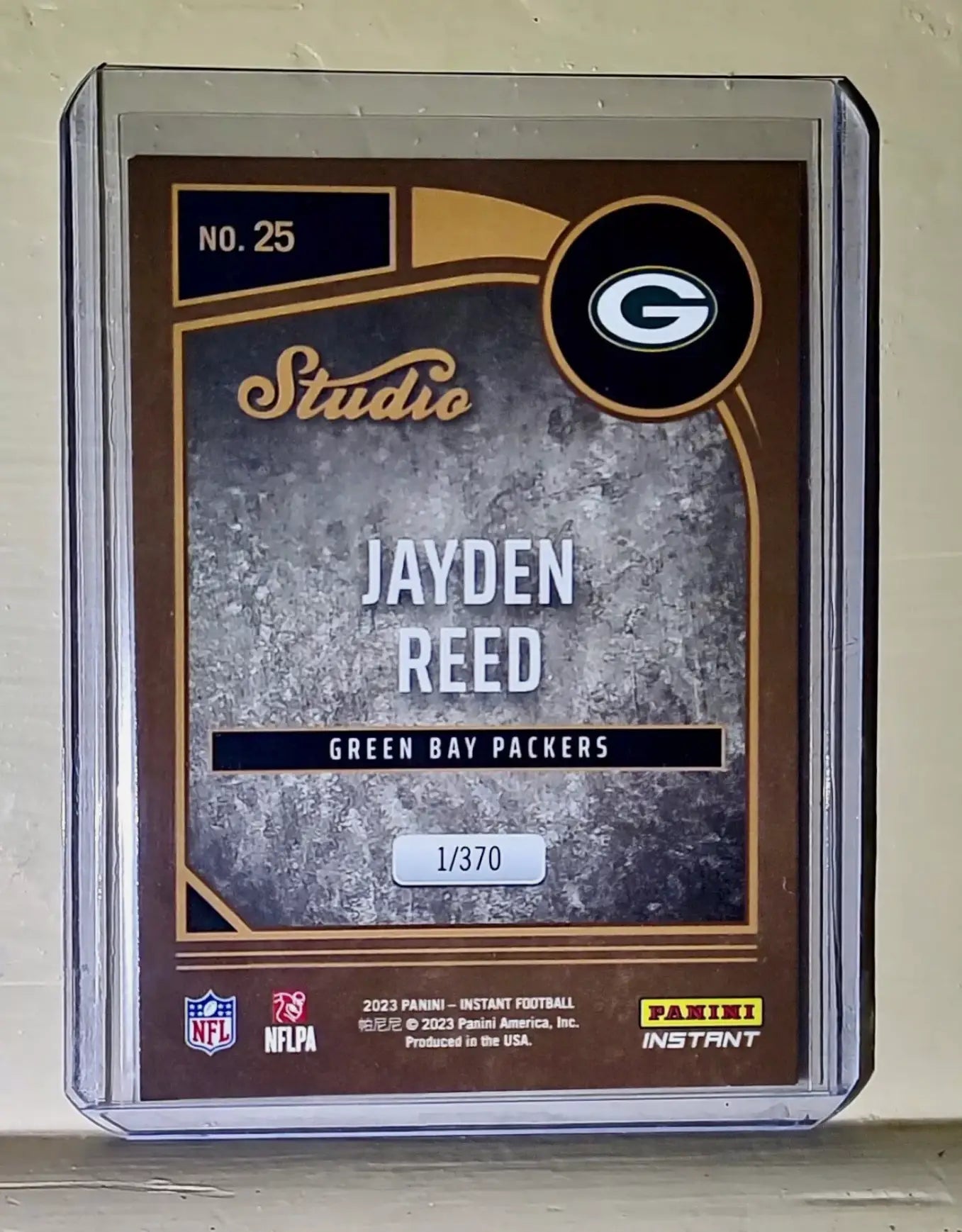 Jayden Reed 2023 Panini NFL Rated Rookie Retro #25 Football Card Packers 1/629