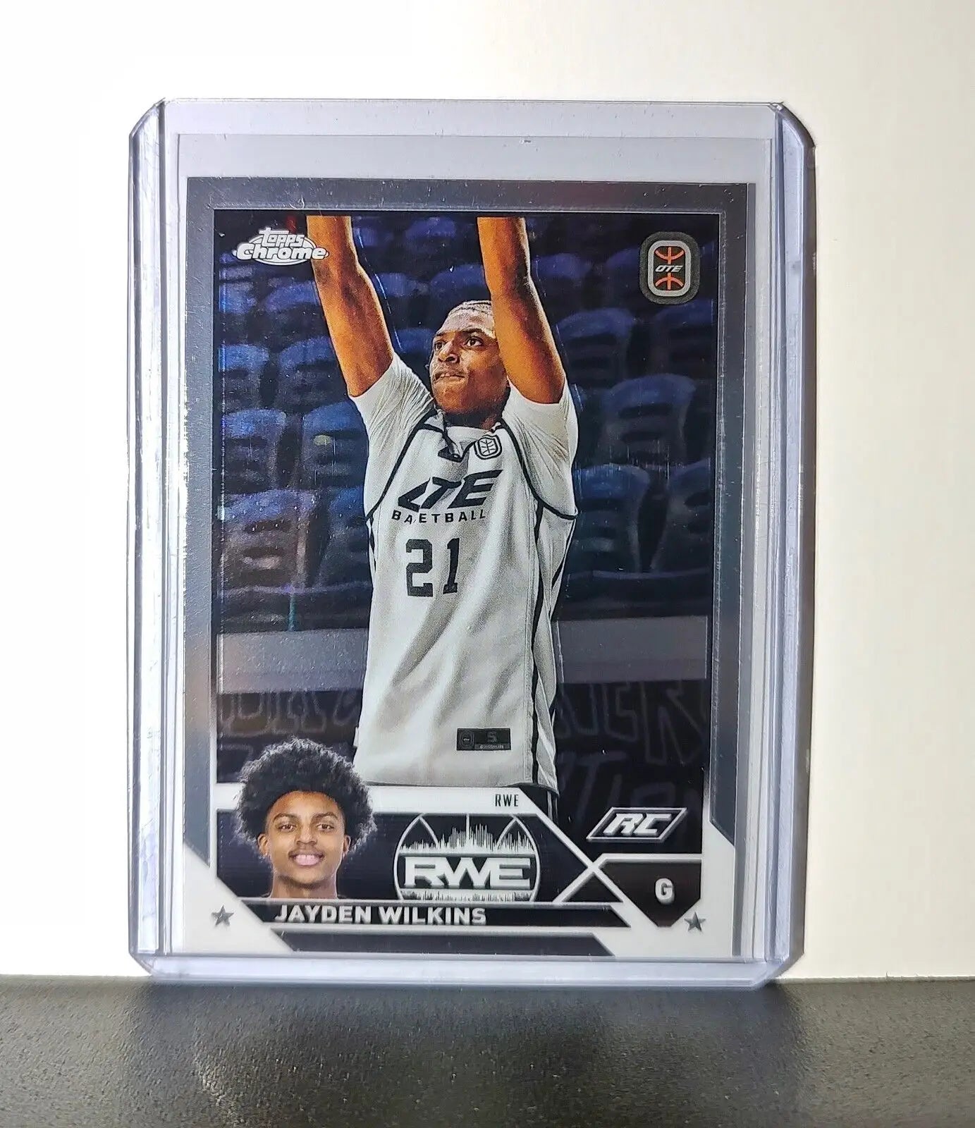 Jayden Wilkins Rookie Card 2023-24 Topps Chrome Overtime #60 RWE - Basketball Card Single