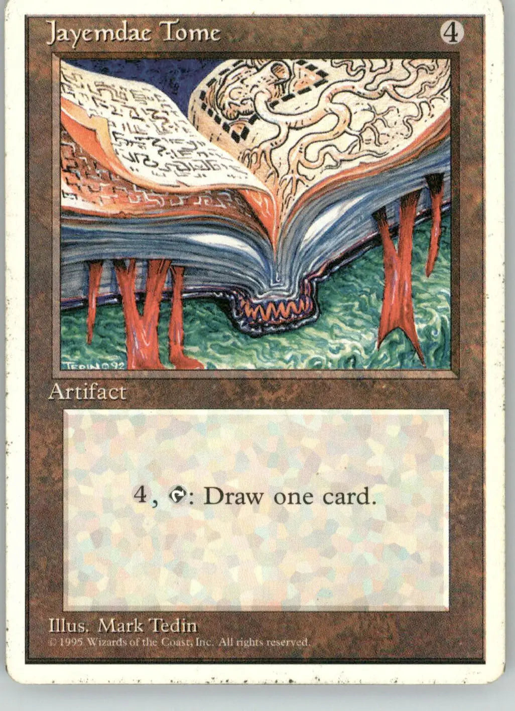 Jayemdae Tome - Fourth Edition - MP Magic: The Gathering - Magic Card Single