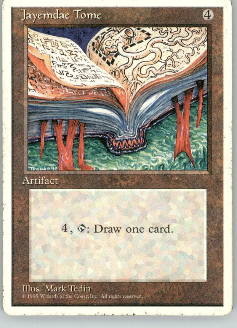 Jayemdae Tome - Fourth Edition - MP Magic: The Gathering - Magic Card Single