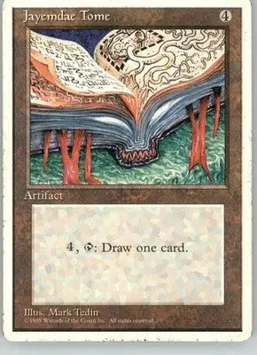 Jayemdae Tome - Fourth Edition - MP Magic: The Gathering - Magic Card Single