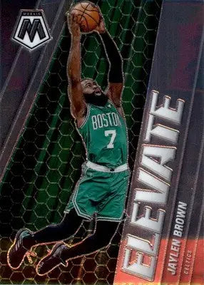 Jaylen Brown - 2020-21 Panini Mosaic - #8 - Elevate Basketball - Basketball Card Single