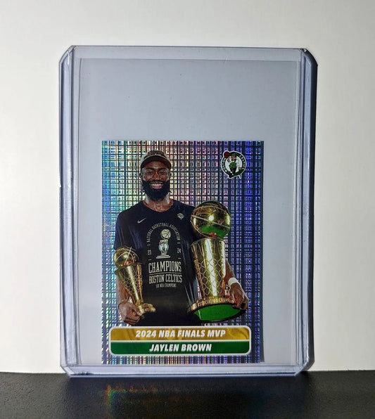 Jaylen Brown 2024-25 Panini NBA #32 Basketball Sticker Card Boston Celtics - Basketball Card Single