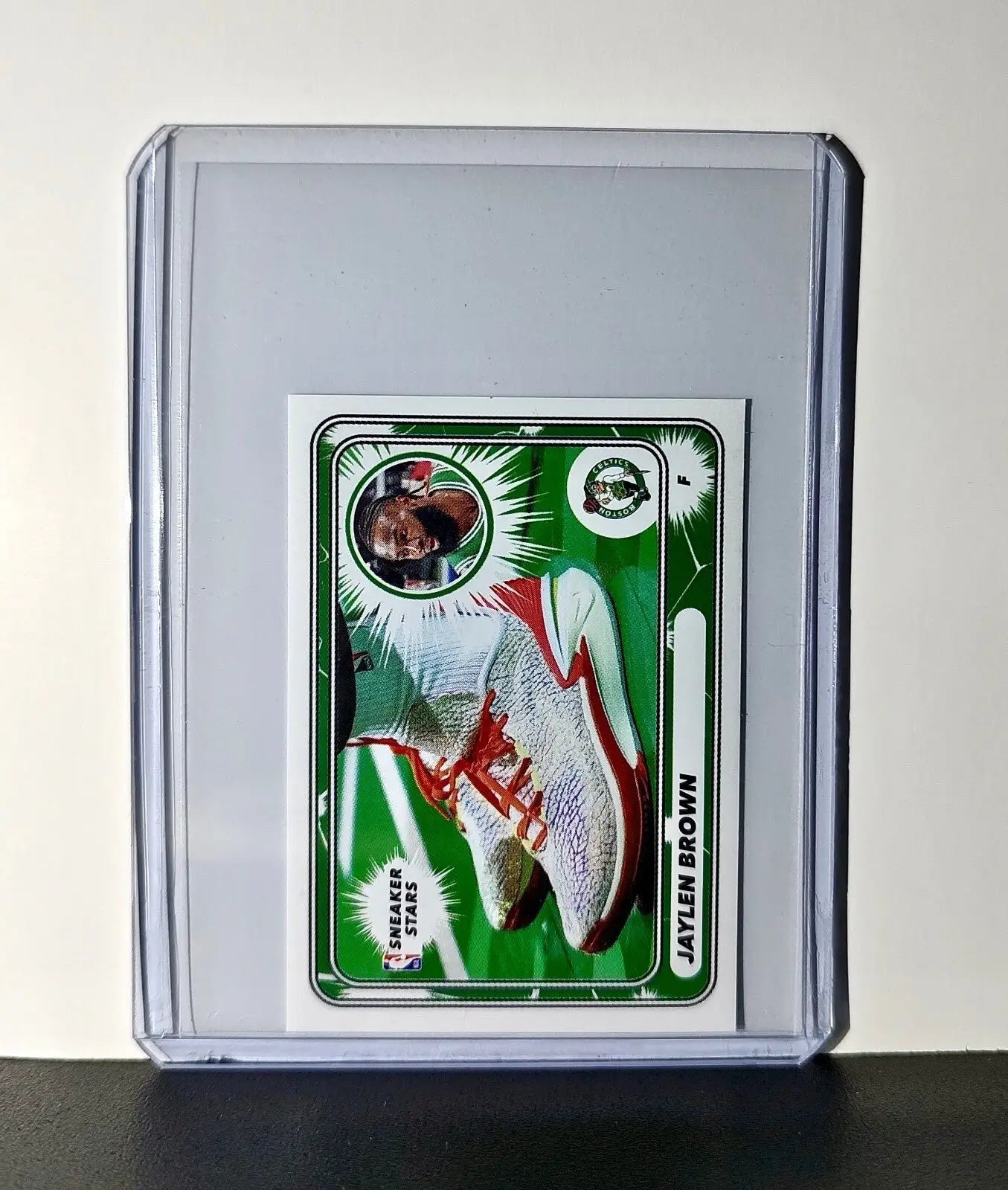 Jaylen Brown Sneaker Stars 2024-25 Panini NBA #33 Sticker Card Boston Celtics - Basketball Card Single