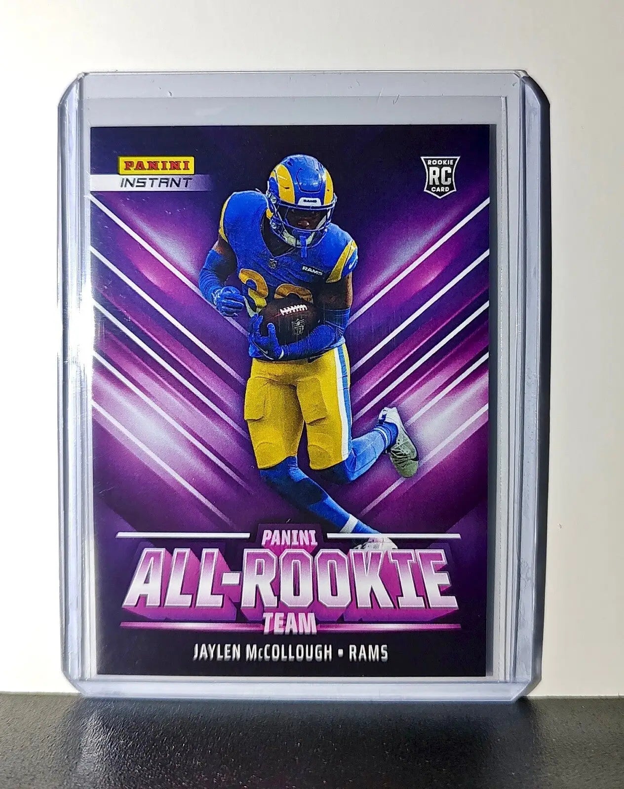 Jaylen McCollough Rookie 2024 Panini NFL #23 All-Rookie LA Rams 1 of 314 - Football Card Single