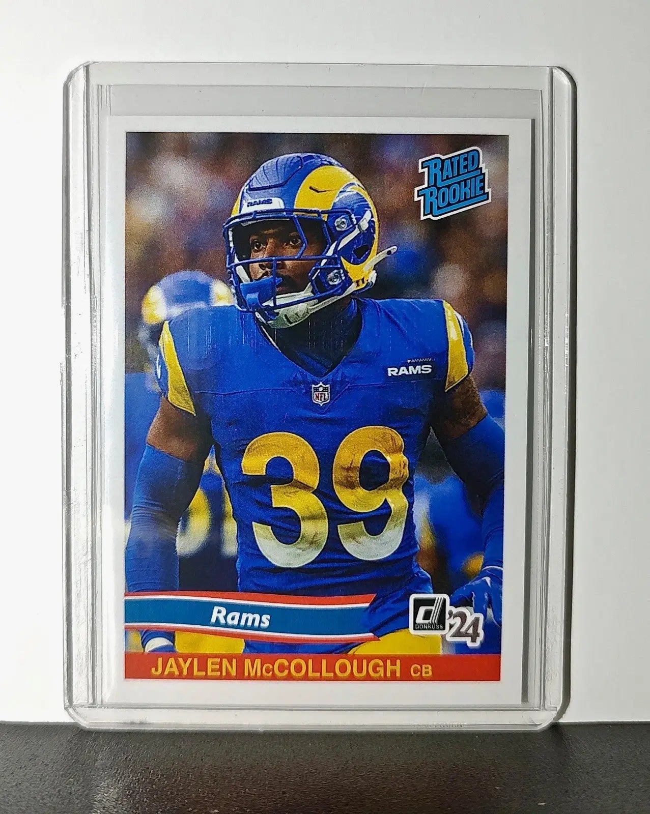 Jaylen McCollough Rookie 2024 Panini Rated Rookie Retro NFL #38 Packers 1 of 890