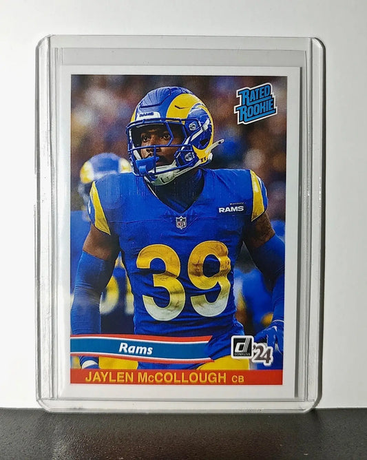 Jaylen McCollough Rookie 2024 Panini Rated Rookie Retro NFL #38 Packers 1 of 890 - Football Card Single