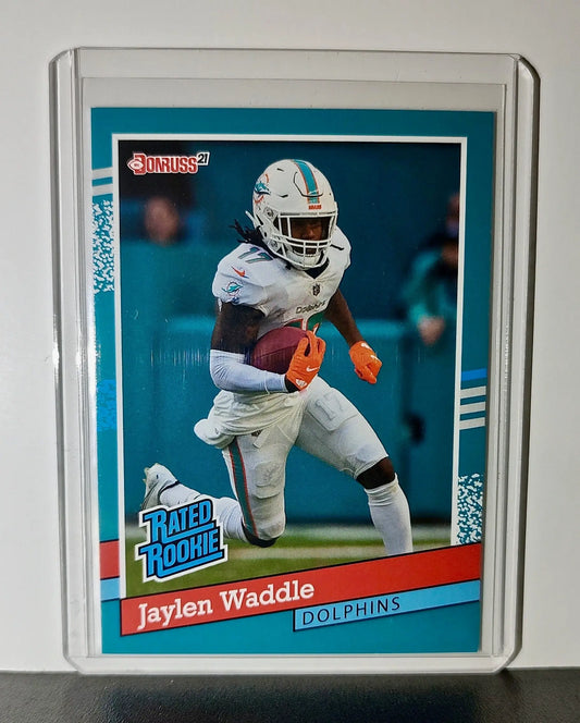 Jaylen Waddle 2021 Panini NFL Rated Rookie Retro #6 Rookie Card 1/2231 - Football Card Single