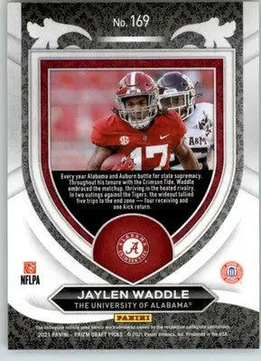 Jaylen Waddle - 2021 Panini Prizm Draft Picks Collegiate - #169 - Football - Football Card Single