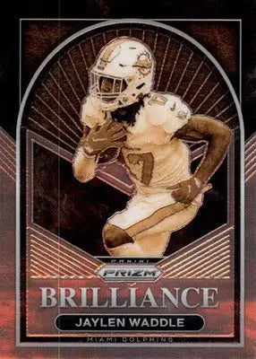Jaylen Waddle - 2022 Panini Prizm - #B-12 - Brilliance Football - Football Card Single