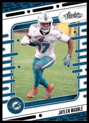 Jaylen Waddle 2024 Panini Absolute Retail #68 Miami Dolphins Football Card NFL - Football Card Single