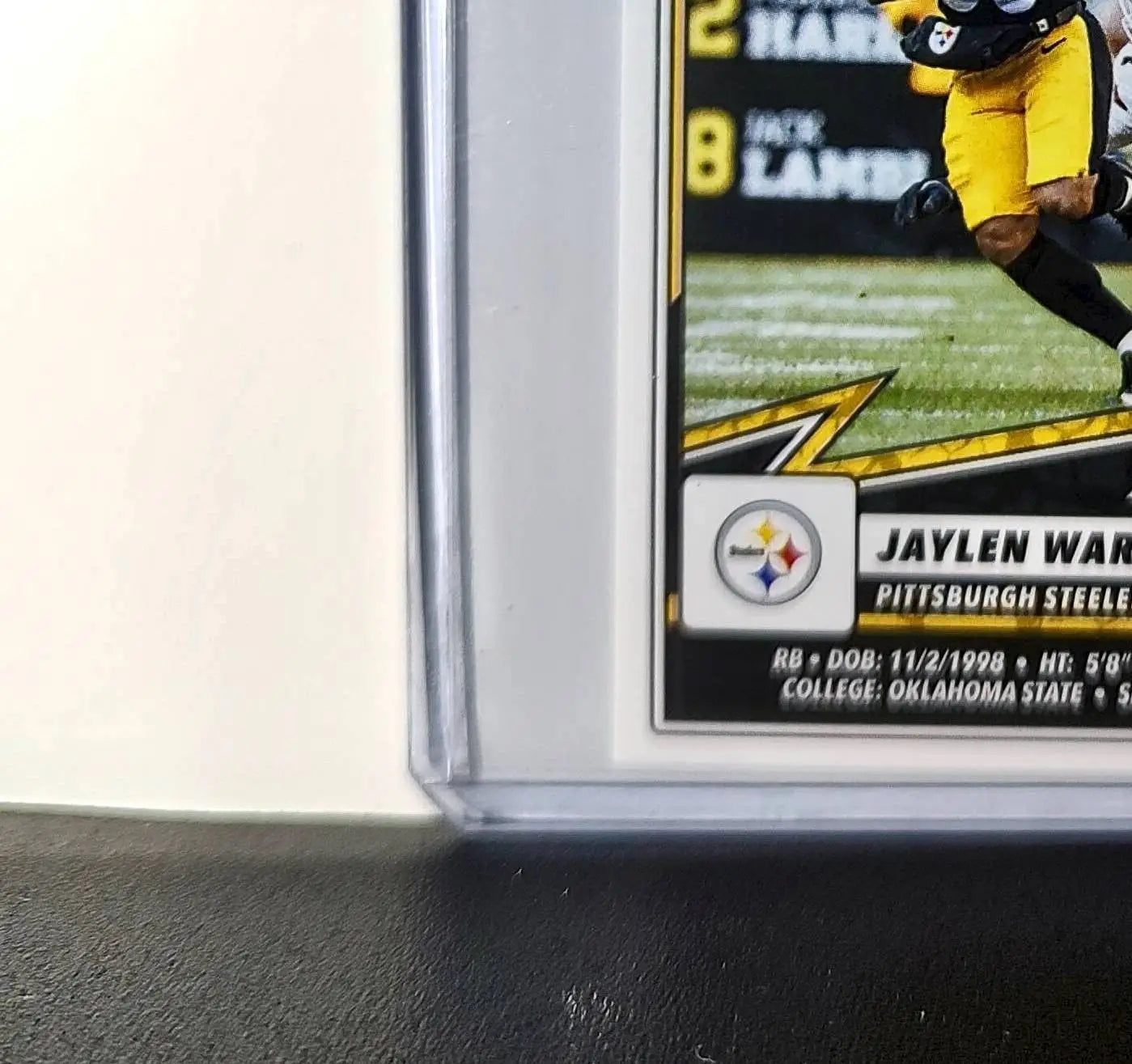 Jaylen Warren 2025 Panini NFL #153 Sticker Pittsburgh Steelers