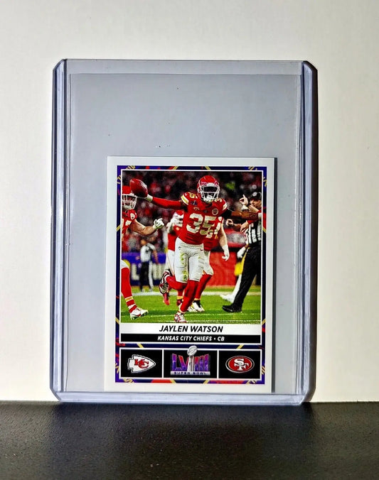 Jaylen Watson 2024 Panini NFL Sticker #34 Super Bowl Kansas City Chiefs - Football Card Single