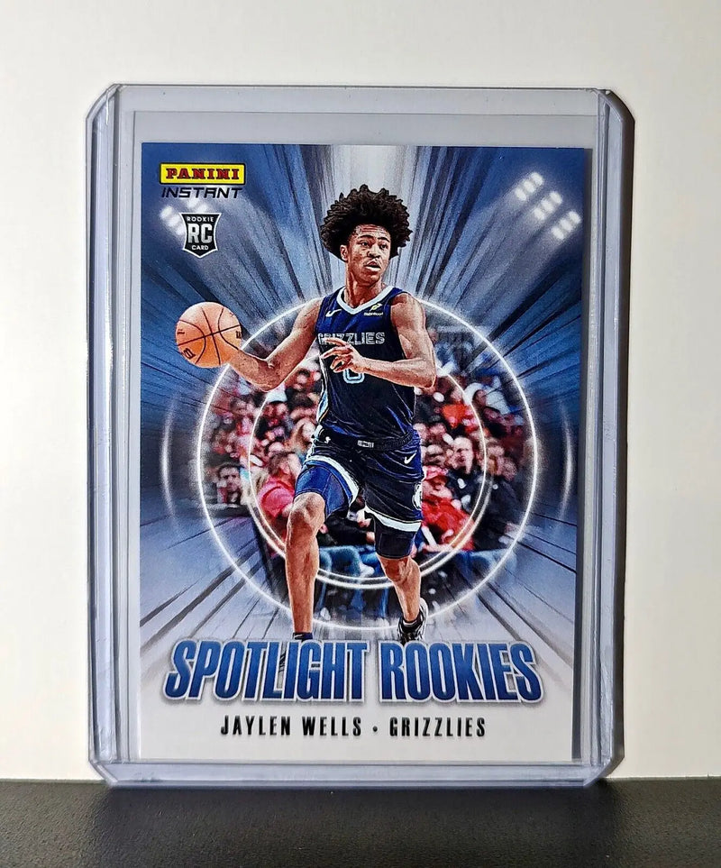 Jaylen Wells Rookie 2024-25 Panini Spotlight Rookies NBA #37 Grizzlies 1 of 170