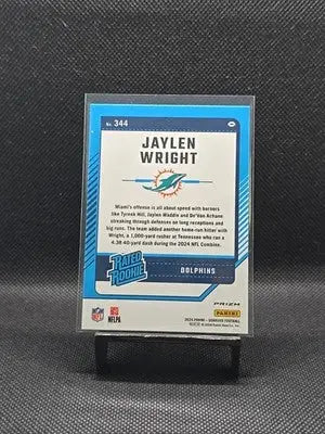 Jaylen Wright 2024 Panini Optic Pink Rated Rookie #344 Miami Dolphins - Football Card Single