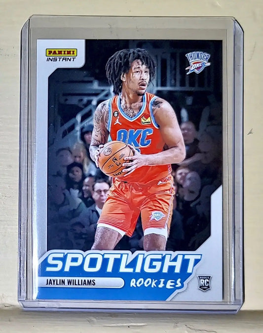 Jaylin Williams 2022-23 Panini NBA #40 Spotlight Rookies Card 1/965 - Basketball Card Single