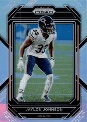 Jaylon Johnson - 2022 Panini Prizm - #53 - Silver Football - Football Card Single