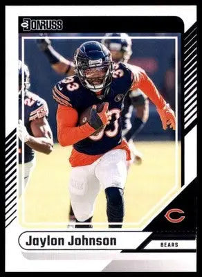 Jaylon Johnson 2024 Donruss #187 Chicago Bears Football Card NFL Sports - Football Card Single
