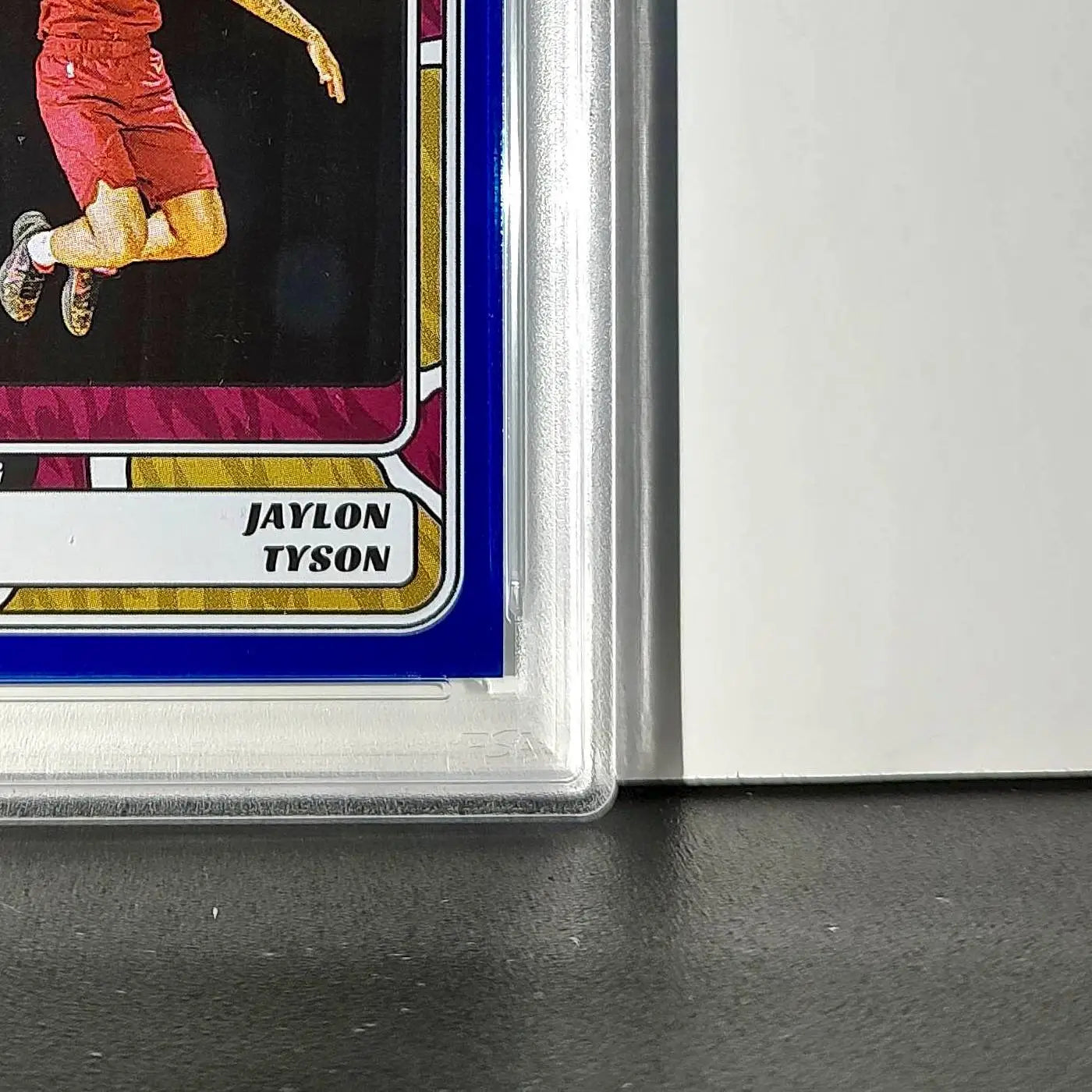 Jaylon Tyson Rookie 2024-25 Panini NBA #74 Sticker 48/215 Blue Foil PSA 7 NM
