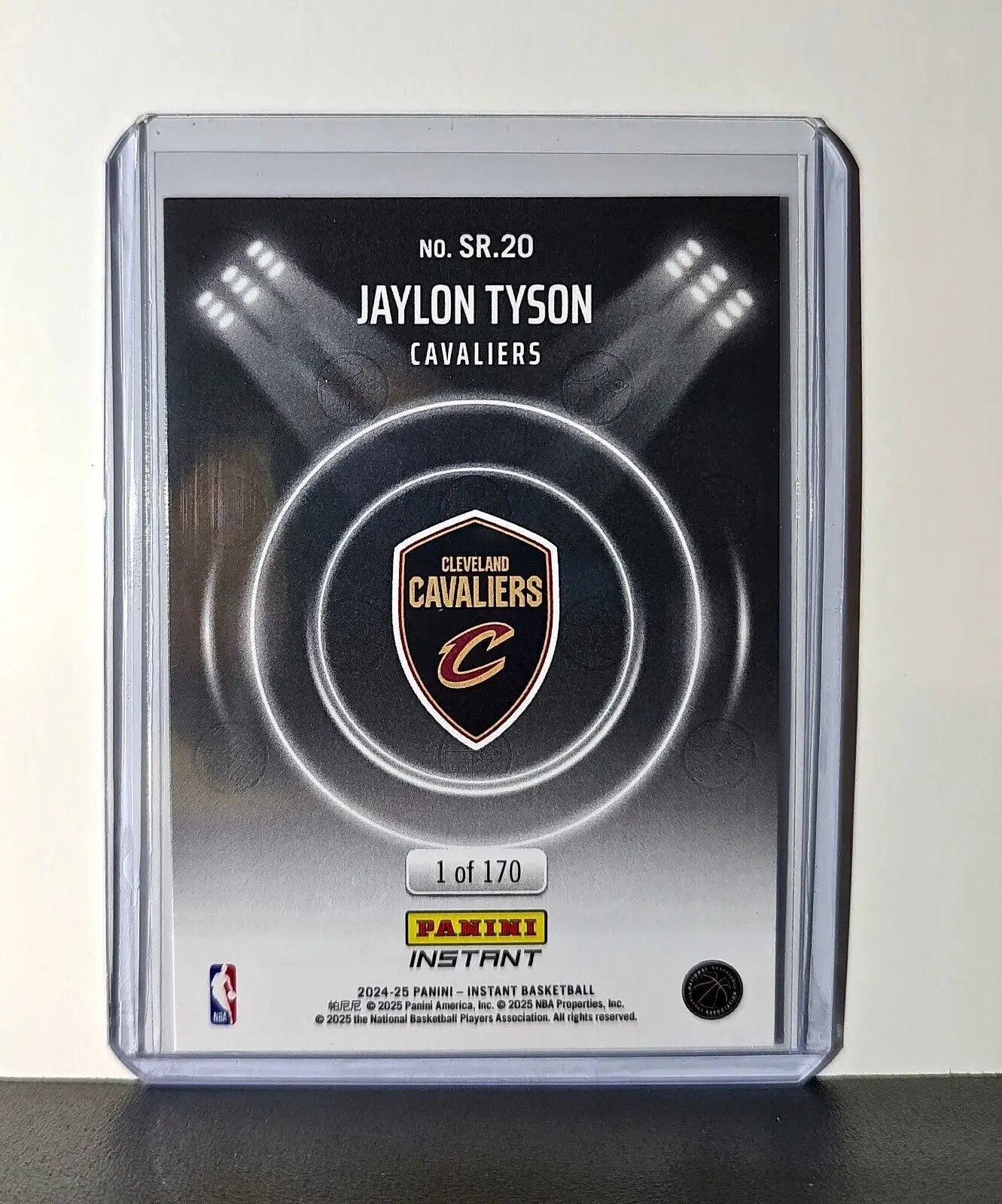Jaylon Tyson Rookie 2024-25 Panini Spotlight Rookies NBA #20 Cavaliers 1 of 170