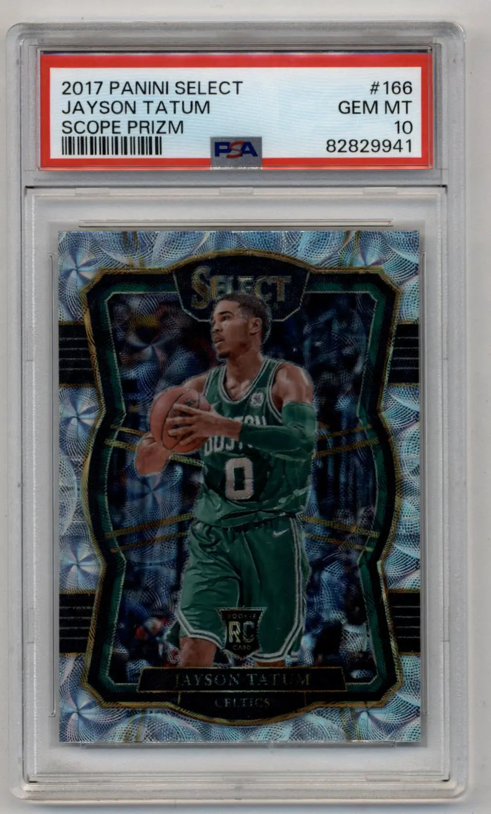 Jayson Tatum 2017-18 Select Scope #166 PSA 10 Gem Mint - Basketball Card Single