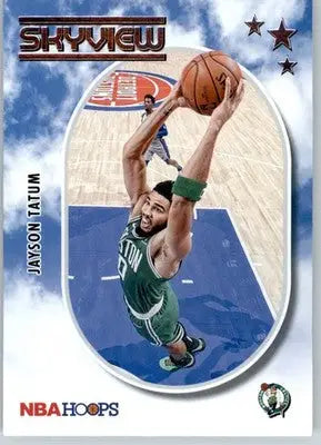 Jayson Tatum - 2021-22 Hoops - #14 - Skyview Basketball - Basketball Card Single
