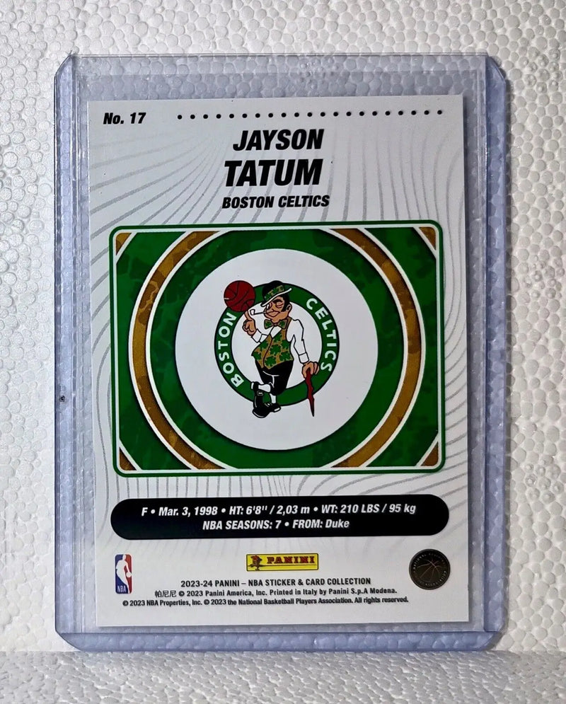 Jayson Tatum 2023-24 Panini NBA Basketball #17 Card Boston Celtics