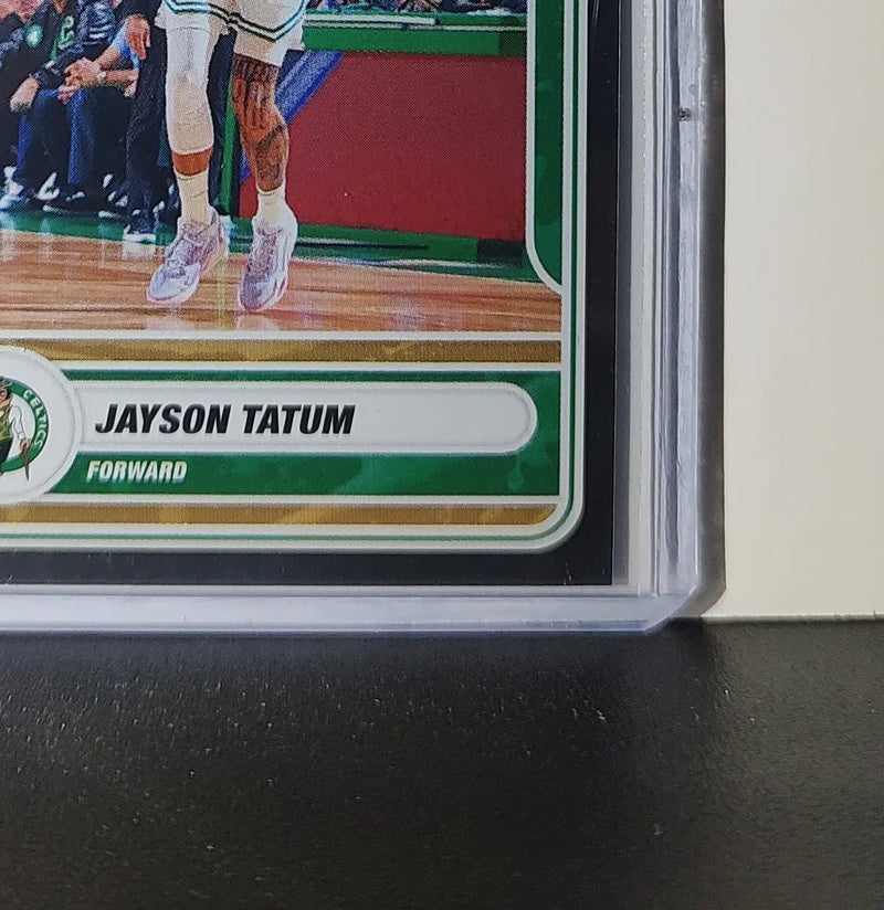 Jayson Tatum 2023-24 Panini NBA Sticker Foil Card #17 Boston Celtics