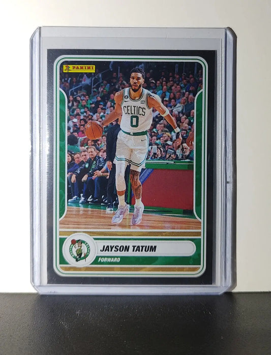 Jayson Tatum 2023-24 Panini NBA Sticker Foil Card #17 Boston Celtics - Basketball Card Single